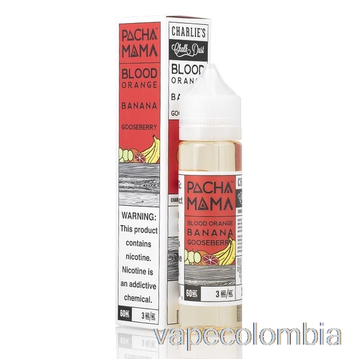 Vape Recargable Naranja Sanguina Plátano Grosella - Pachamama - 60ml 3mg